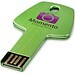 USB-Stick Schlüssel, grün, 2GB