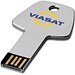 USB-Stick Schlüssel, silber, 2GB