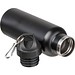 Vakuum Isolierflasche, matt, 750ml mit Karabiner, schwarz