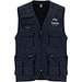Venera Arbeitsweste mit V-Ausschnitt und mehreren Taschen, 200 g/m2, marineblau, 3XL