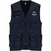 Venera Arbeitsweste mit V-Ausschnitt und mehreren Taschen, 200 g/m2, marineblau, M