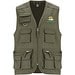 Venera Arbeitsweste mit V-Ausschnitt und mehreren Taschen, 200 g/m2, militärgrün, XL