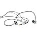 VIBRATION. In-Ear Kopfhörer aus Metall und ABS mit Mikrofon, Silber