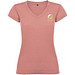 Victoria T-Shirt mit V-Ausschnitt für Damen, Clay Orange, 2XL