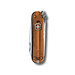 VICTORINOX Taschenmesser Classic SD, 7 Funktionen, braun-transparent