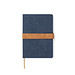 VINGA Bosler Notizbuch aus RCS recyceltem Canvas, navy blau