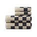 VINGA Elba Handtuch aus OCS Bio-Baumwolle, 4er-Set, grau, beige