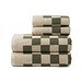 VINGA Elba Handtuch aus OCS Bio-Baumwolle, 4er-Set, grün, beige