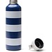 VINGA Lagoa Flasche aus RCS Stainless-Steel, 600ml, navy blau, weiß
