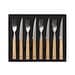 VINGA Paso 8-teiliges Grill-Besteck-Set, braun