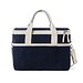 VINGA Volonne AWARE™ Kühlkorb aus recyceltem Canvas, navy blau, off white