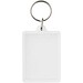 Vito rechteckiger C1 Schlüsselanhänger, transparent klar