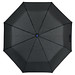 Vollautomatischer Windproof-Taschenschirm STREETLIFE, schwarz-blau