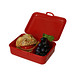 Vorratsdose School-Box deluxe, mit Trennschale, standard-rot