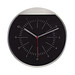 Wanduhr ROUNDABOUT,schwarz, silber