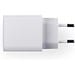 WEGENER. Ladegerät mit USB-A Anschluss 18W und USB-C 20W in Recyceltes ABS (100% rABS), Weiß