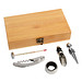 Weinset BAMBOO PLEASURE,braun, silber