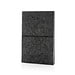 XD COLLECTION A5-Softcover-Notizbuch aus GRS zertifiert recyceltem Filz, schwarz