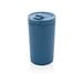 XD COLLECTION Doppelwandiger Vakuum-Becher aus RCS recyceltem SS, blau