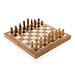 XD COLLECTION Faltbares Schachspiel aus Holz, braun