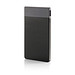 XD COLLECTION Flache Powerbank, 4.600 mAh, schwarz/grau XD COLLECTION Flache Powerbank, 4.600 mAh, schwarz/grau