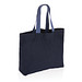 XD COLLECTION Impact Aware™ 240g/m² große Tasche aus rCanvas, ungefärbt, navy blau