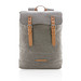 XD COLLECTION Laptop-Rucksack Canvas, PVC frei, grau