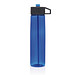 XD COLLECTION Tritan Trinkflasche mit Strohhalm, 750 ml, blau/grau XD COLLECTION Tritan Trinkflasche mit Strohhalm, 750 ml, blau/grau