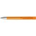 uma® Kugelschreiber YES SI transparent inkl. Metallspitze, orange