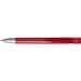 uma® Kugelschreiber YES SI transparent inkl. Metallspitze, rot