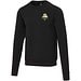 Yukon Sportpullover mit Rundhalsausschnitt und Interlock Strick Unisex, schwarz, S
