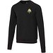 Yukon Sportpullover mit Rundhalsausschnitt und Interlock Strick Unisex, schwarz, XL