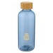 Ziggs 650 ml Sportflasche aus recyceltem Kunststoff, transparent blau