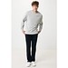 Iqoniq Kruger Relax-Rundhals-Sweater aus recycelt. Baumwolle, heather grey, L