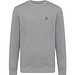 Iqoniq Etosha Lightweight Sweater aus recycelter Baumwolle, light heather anthracite, XXS