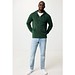 Iqoniq Abisko Zip-Kapuzenpullover aus recycelter Baumwolle, forest green, L