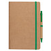 A5 Notizheft mit Kugelschreiber , grün