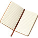 A6 Notizbuch mit Korkeinband und linierten Seiten