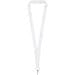 Addie Sublimation Lanyard mit Sicherheitsverschluss, weiss, 25mm