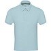 Akoya Poloshirt aus GRS-recyceltem Frottee Unisex, Cloud Blue, L