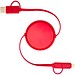 Alasia 100 cm 5-in-1 Kabel aus recyceltem Kunststoff und Aluminium, einziehbar, für Datenübertragung und mit 45W Schnellladung, rot