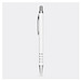 Aluminium-Kugelschreiber BUKAREST,weiß