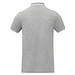 Amarago Polo mit abgesetztem Rand für Herren, heather grau, 3XL