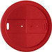 Americano® Eco 350 ml recycelter Becher mit auslaufsicherem Deckel, rot