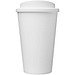 Americano® Eco 350 ml recycelter Becher, weiß/weiß