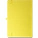 ANNE. A5 Notizbuch aus recyceltem Polyester (100% rPET) mit linierten Seiten, Gelb