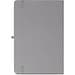 ANNE. A5 Notizbuch aus recyceltem Polyester (100% rPET) mit linierten Seiten, Grau