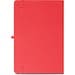 ANNE. A5 Notizbuch aus recyceltem Polyester (100% rPET) mit linierten Seiten, Rot