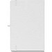 ANNE SUB. A5 Notizbuch aus recyceltem 300D-Polyester (100% rPET), ideal für die Sublimationspersonalisierung, Weiß