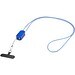 Anser Smartphone Lanyard aus recyceltem Kunststoff mit 27 W 5-in-1 integriertem Kabel, royalblau